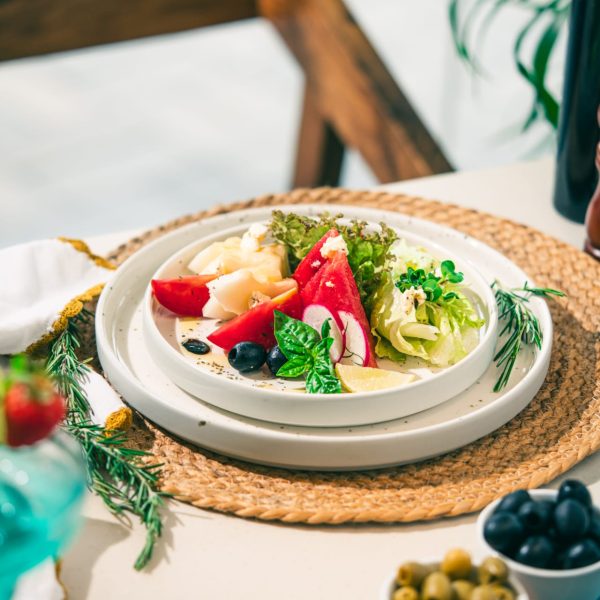 Melon, Tomato & Mesclun