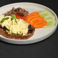 Scrambled Eggs On Toast