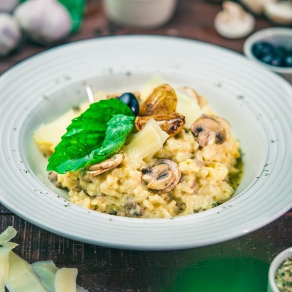 Mushroom & Lemon Risotto