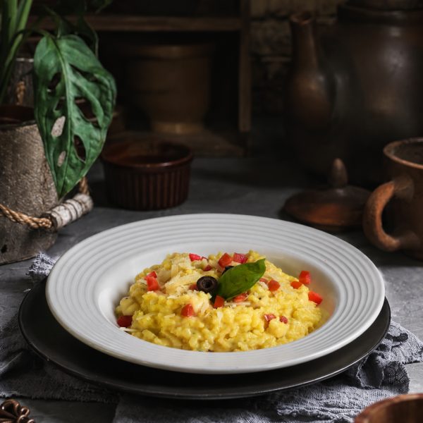 Saffron Chicken Risotto